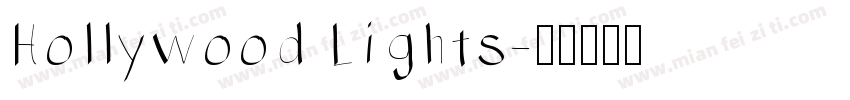 Hollywood Lights字体转换